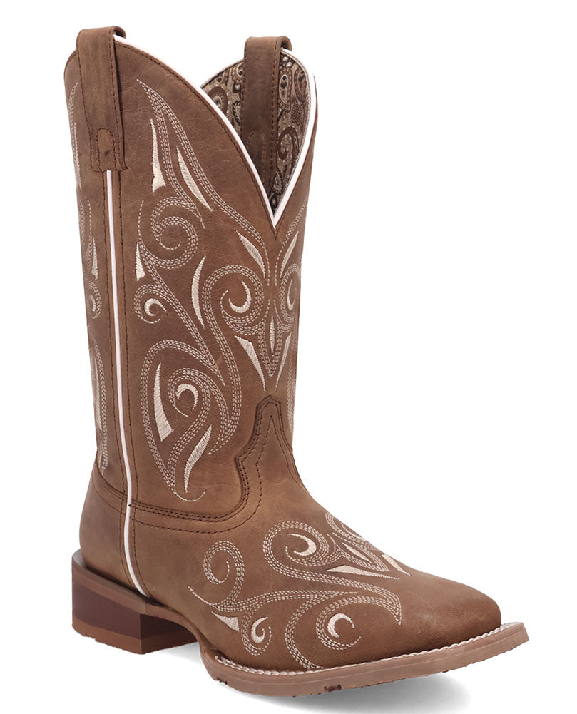 Laredo Women's Spurred Leather Western Boot