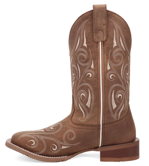 Laredo Women's Spurred Leather Western Boot