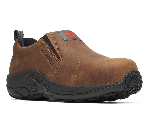Merrell Women Jungle Moc Leather Hi-Vis Composite Toe Waterproof Shoe