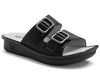 Alegria Women's Verah Double Buckle Slide Sandal