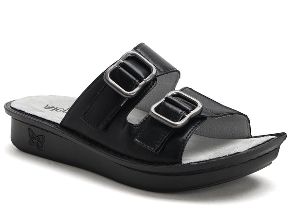 Alegria Women's Verah Double Buckle Slide Sandal