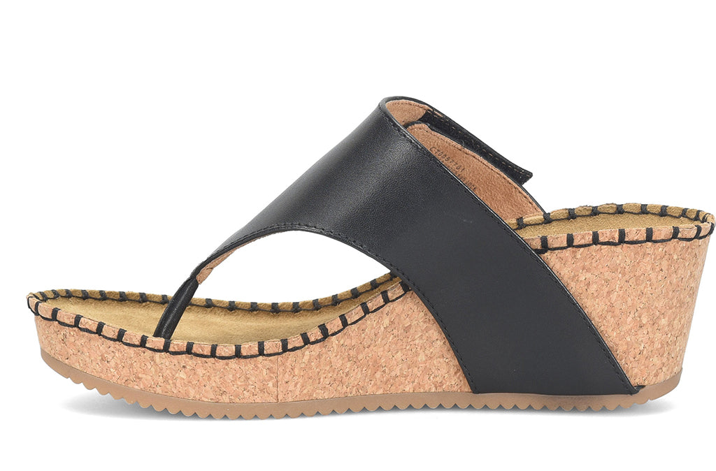 Comfortiva Women's Edwyn Wedge Thong Sandal