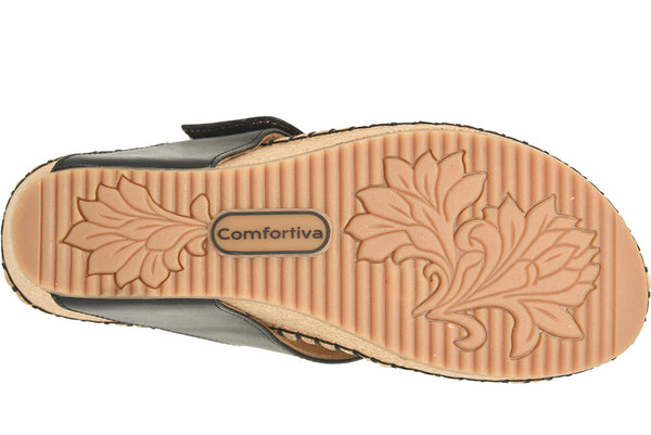 Comfortiva Women's Edwyn Wedge Thong Sandal