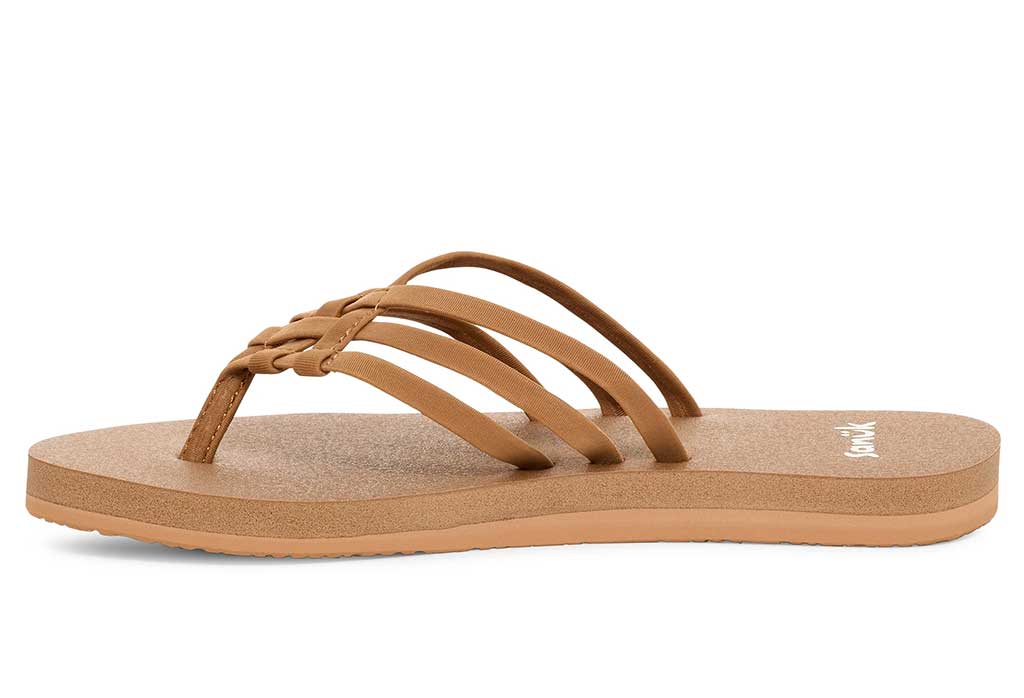 Sanuk Women's Yoga Sandy II Memory Foam Flip Flops