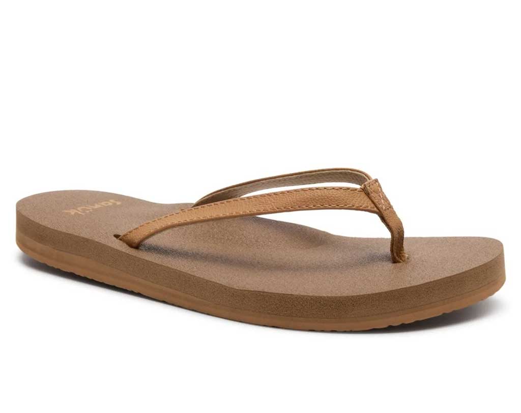 Sanuk Women's Yoga Joy II Memory Foam Flip Flops
