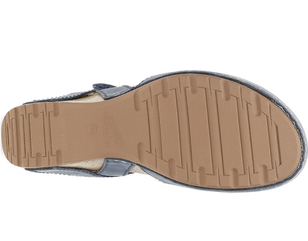 Dansko Women's Tiffani APMA-Accepted Closed-Toe Wedge Sandal