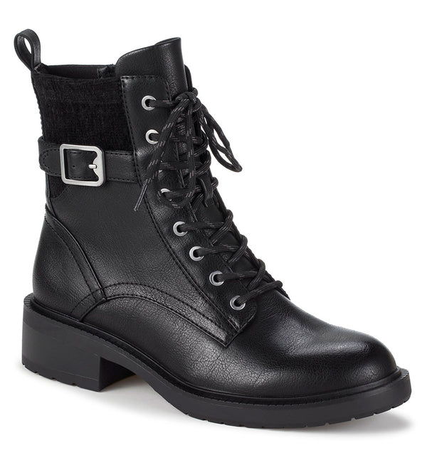 Baretraps Women's Tinsley Lace-Up Slip-Resistant Combat Boot