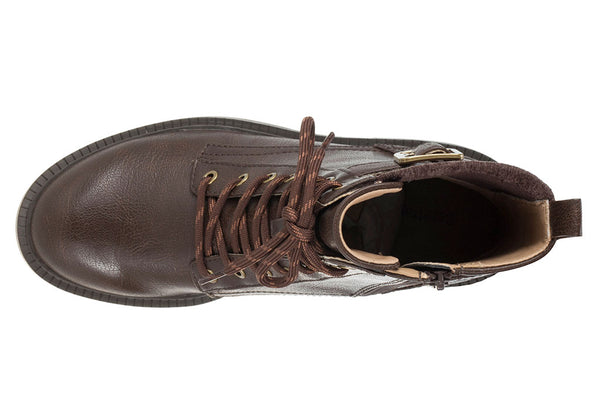 Baretraps Women's Tinsley Lace-Up Slip-Resistant Combat Boot