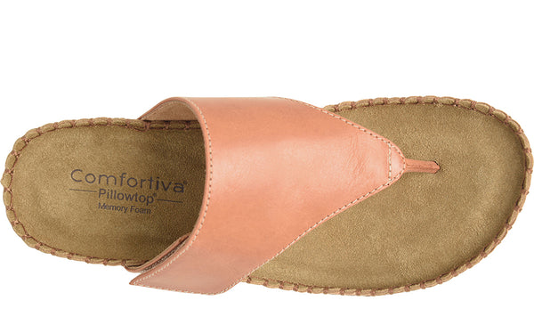 Comfortiva Women's Edwyn Wedge Thong Sandal