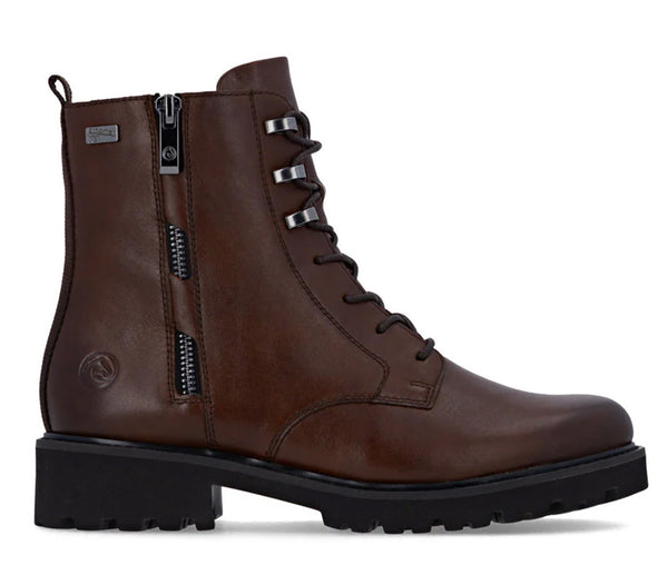 Remonte Women's D8656 Marusha Water-Resistant Lace-Up Boot