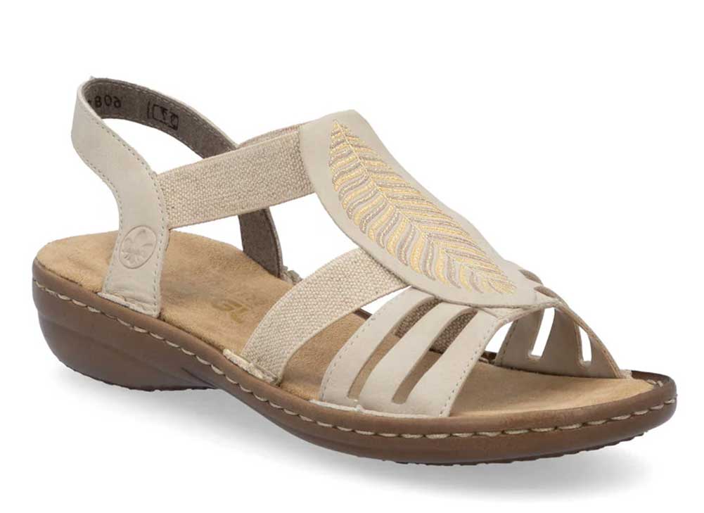 Rieker Women's Regina 608C0-62 Strappy Sandals
