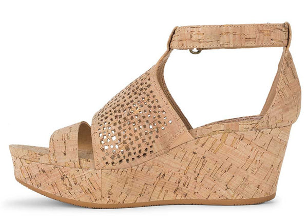 Baretraps Women's Raisie Slip-Resistant Wedge Sandals