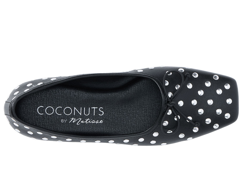 Coconuts by Matisse Women's Easton Studded Ballet Flat