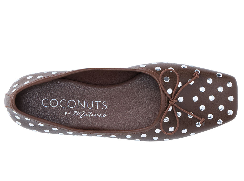 Coconuts by Matisse Women's Easton Studded Ballet Flat