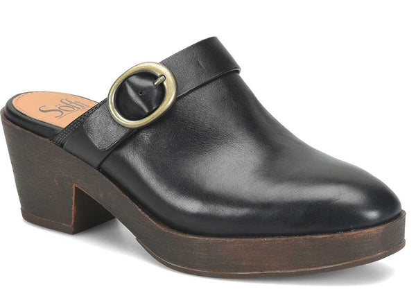 Sofft Women's Giovanna Heeled Buckle Mule