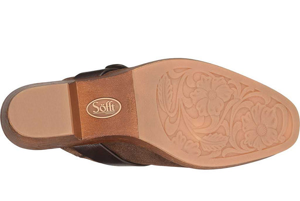 Sofft Women's Giovanna Heeled Buckle Mule