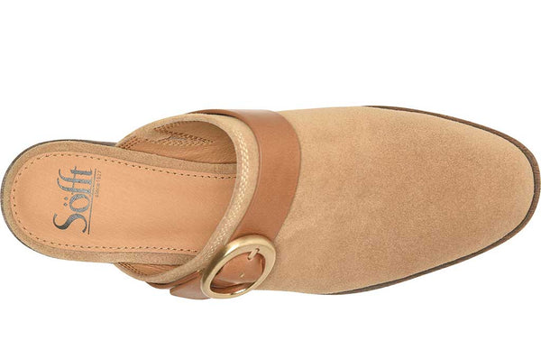 Sofft Women's Giovanna Heeled Buckle Mule