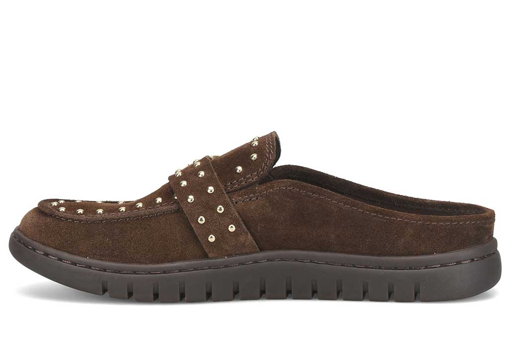 Born Women's Alora Stud Buckle Strap Mule