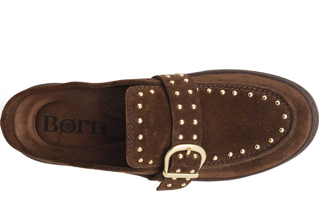Born Women's Alora Stud Buckle Strap Mule