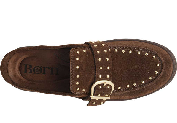 Born Women's Alora Stud Buckle Strap Mule