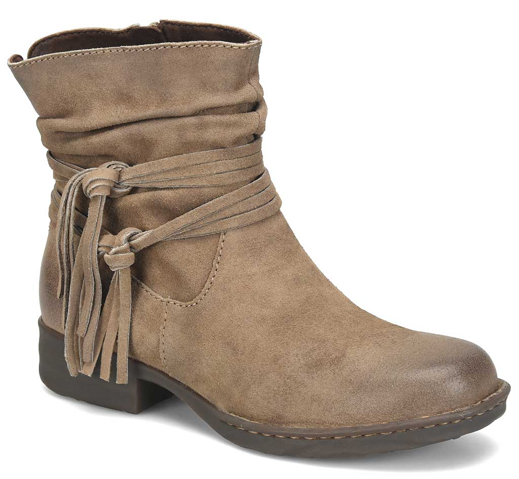 Born Women's Cross Western Fringe Ankle Boot