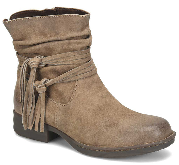 Born Women's Cross Western Fringe Ankle Boot