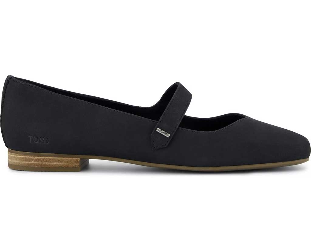 TOMS Women's Bianca Mary Jane Ballet Flat