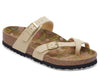 Birkenstock Women's Mayari Flowers Toe Loop Slide Sandal