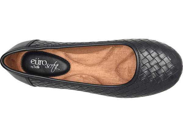 Eurosoft Women's Tatum Woven Ballet Flat