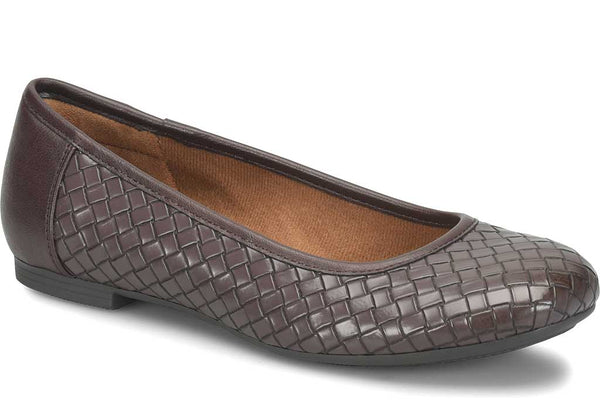 Eurosoft Women's Tatum Woven Ballet Flat