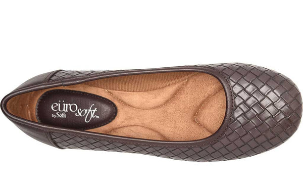 Eurosoft Women's Tatum Woven Ballet Flat