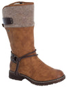 Rieker Women's Dominika 94774 Water-Resistant Mid-Calf Boot