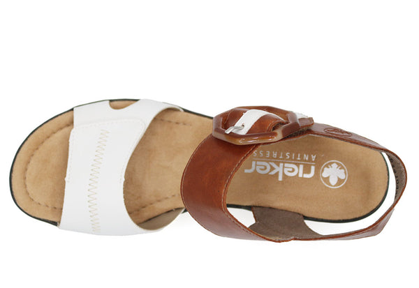 Rieker Women's 67476 Rose Wedge Sandal