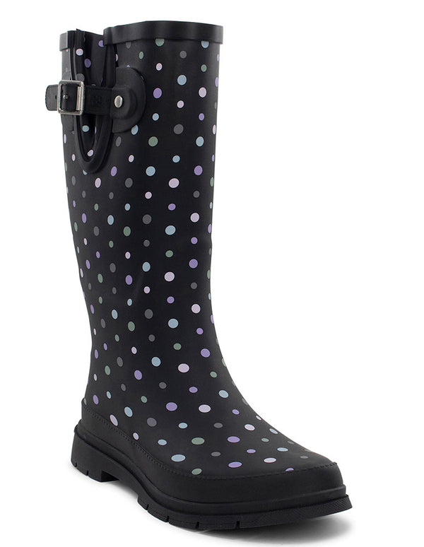 Western Chief Women's Ditsy Dot Tall Rain Boot