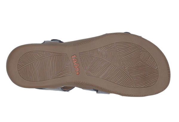 Taos Women's Big Time Asymmetrical Leather Strappy Walking Sandals