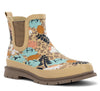 Western Chief Women's Leopard Floral Chelsea Rain Boot