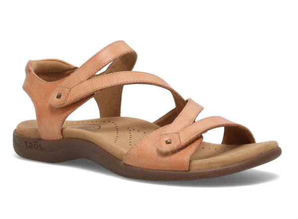 Taos Women's Big Time Asymmetrical Leather Strappy Walking Sandals