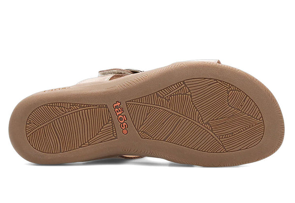 Taos Women's Westside Asymmetrical Leather Slide Sandals