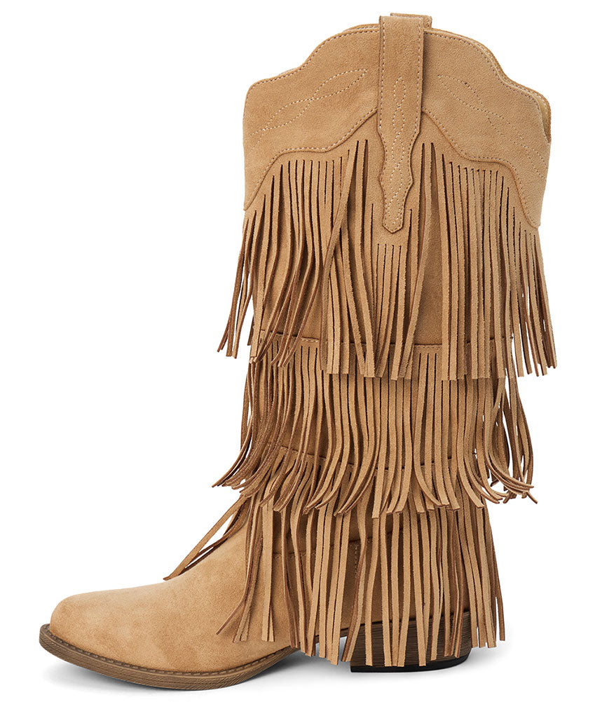 Coconuts by Matisse Women's Saloon Fringe Western Boot