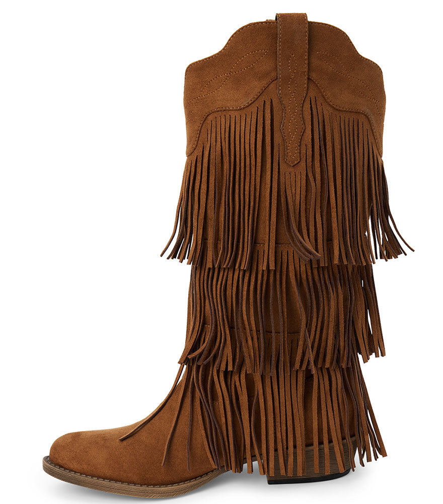 Coconuts by Matisse Women's Saloon Fringe Western Boot