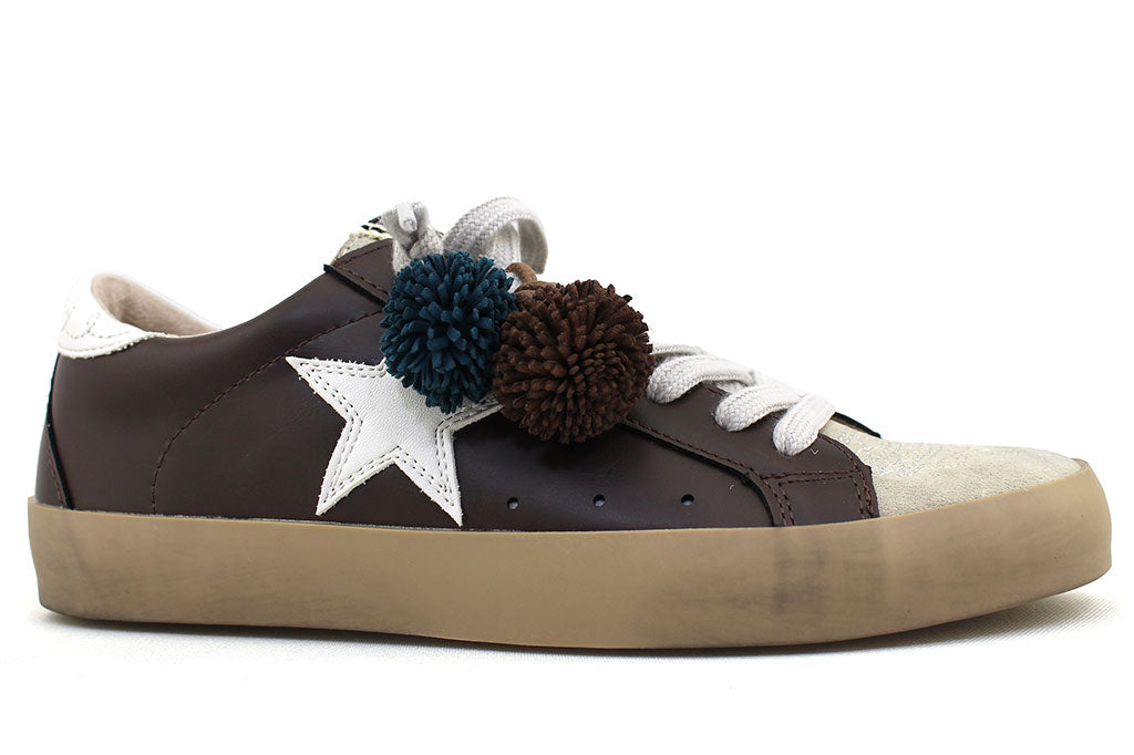 Shu Shop Women's Peggy Pom Star Sneakers
