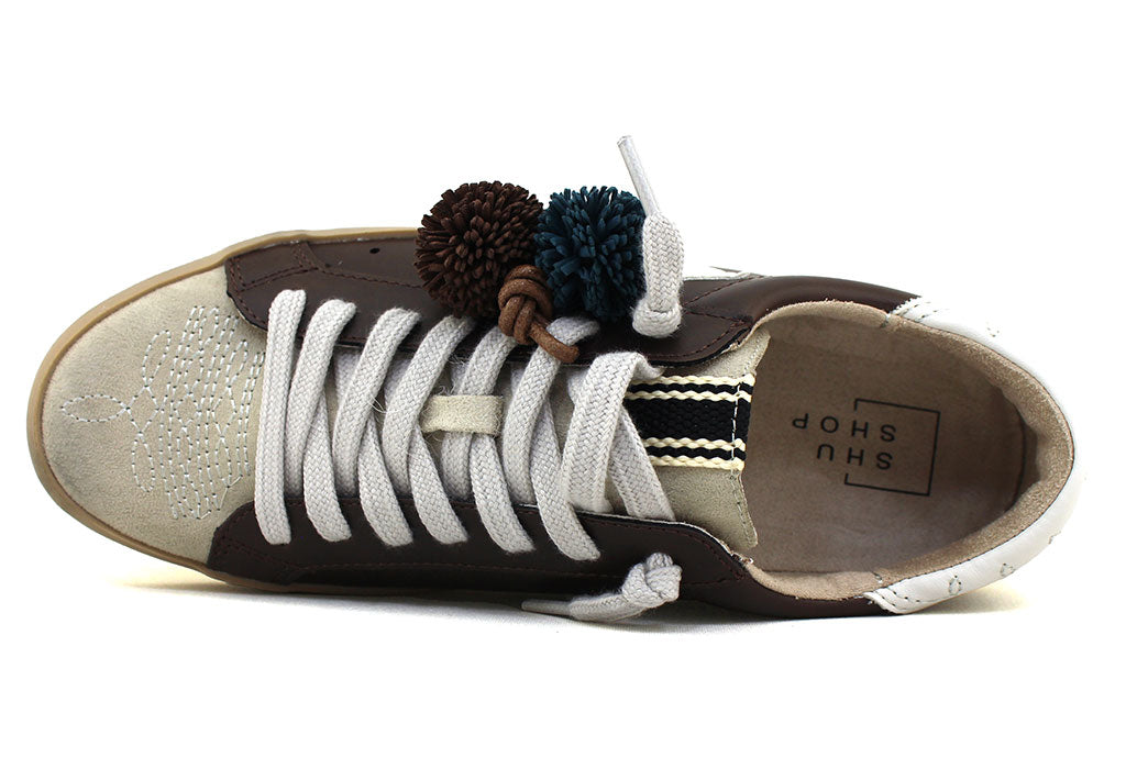 Shu Shop Women's Peggy Pom Star Sneakers