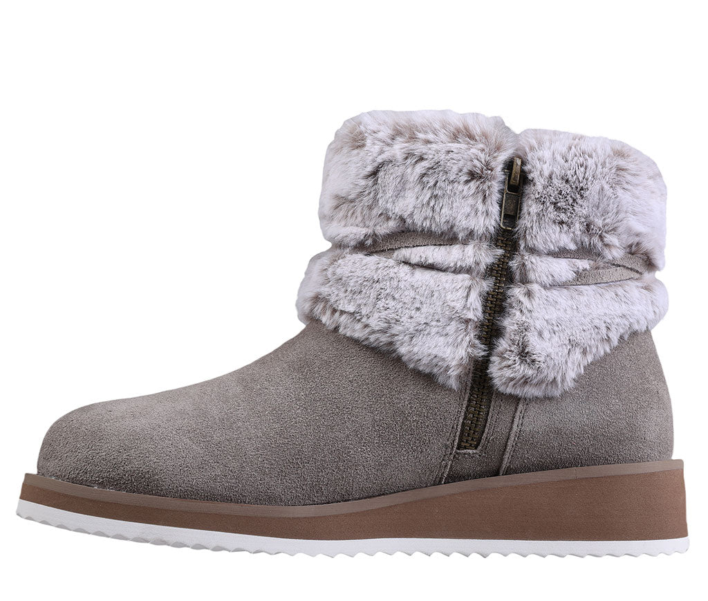 Mykos Women's Bailee Zip-Up Wedge Boot