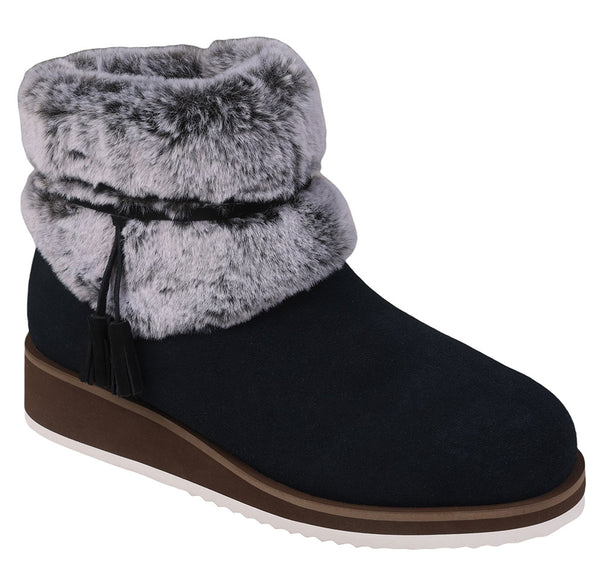 Mykos Women's Bailee Zip-Up Wedge Boot