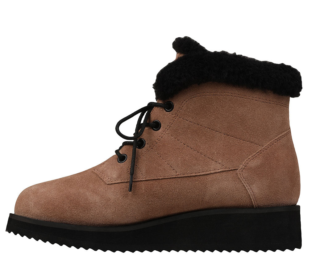 Mykos Women's Demi Lace-Up Wedge Boot