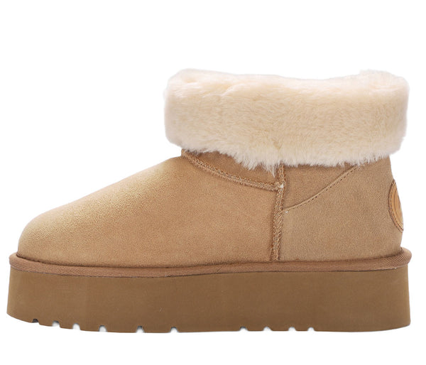 Mykos Women's Amari Zip-Up Platform Boot