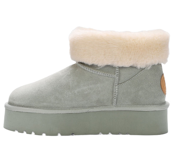 Mykos Women's Amari Zip-Up Platform Boot