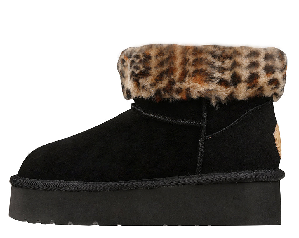 Mykos Women's Amari Zip-Up Platform Boot