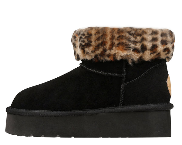 Mykos Women's Amari Zip-Up Platform Boot