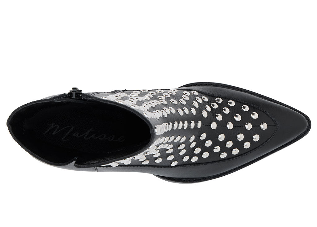 Matisse Women's Margaret Heeled Studded Ankle Bootie